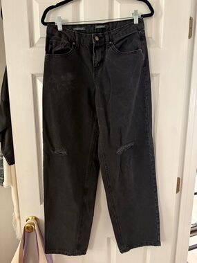 wild fable Black Straight-Leg High-Rise Jeans